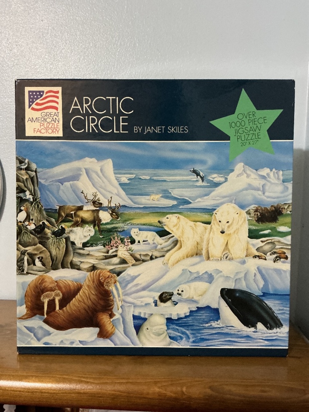 New ARTIC CIRCLE  puzzle by JANET SKILES 1000 piece Great American Puzzle